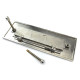 Classic Nickel 'Letters' Letter Plate