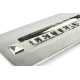 Classic Nickel 'Letters' Letter Plate