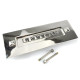 Classic Nickel 'Letters' Letter Plate