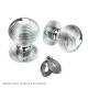 Regency Nickel Rim Latch Set