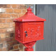 Red Free Standing Post Box