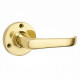 Stafford Lever Door Handle on a Round Rose