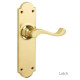 Large Ornate Lichfield Lever Door Handle