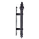 Essential Round Pull Handle on Backplate