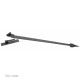 Blacksmith External Beeswax Arrow Head Door Hinges - Hook and Band Cranked