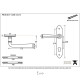 Blacksmith Beeswax Gothic Lever Door Handle
