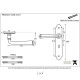 Blacksmith Beeswax Gothic Lever Door Handle