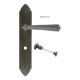 Blacksmith Beeswax Gothic Lever Door Handle