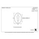 Traditional Blacksmith Oval Escutcheon