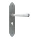 Blacksmith Pewter Patina Gothic Lever Door Handle