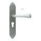 Blacksmith Pewter Patina Gothic Lever Door Handle