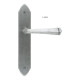 Blacksmith Pewter Patina Gothic Lever Door Handle