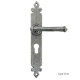 Blacksmith Pewter Patina Tudor Lever Door Handle