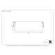 Blacksmith Pewter Patina Rustic Internal Letter Plate Cover