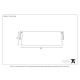Blacksmith Pewter Patina Rustic Internal Letter Plate Cover