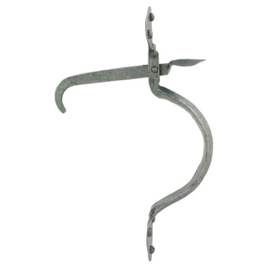 Blacksmith Pewter Patina Gothic Thumb Latch