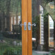 Blacksmith Pewter Patina Monkeytail Lever Door Handle