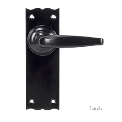 Traditional Blacksmith Oak Lever Door Handle