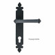 Traditional Blacksmith Tudor Lever Door Handle