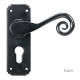 Traditional Blacksmith Monkeytail Lever Door Handle