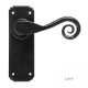 Traditional Blacksmith Monkeytail Lever Door Handle