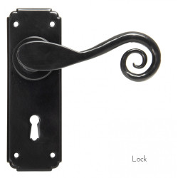 Traditional Blacksmith Monkeytail Lever Door Handle
