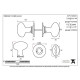 Traditional Blacksmith Oval Knob Set