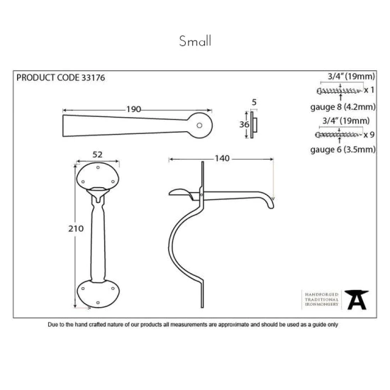 Traditional Blacksmith Suffolk Thumb Latch