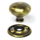 Antique Brass Country Door Knobs