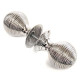 Grand Nickel Beehive Door Knobs