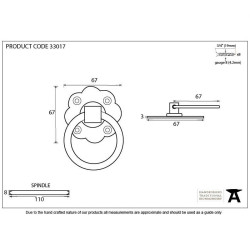 Traditional Blacksmith Ring Handle Set