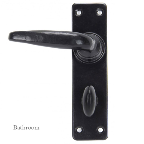 Traditional Blacksmith Smooth Lever Door Handle