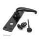 Traditional Blacksmith Smooth Lever Door Handle