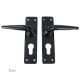 Traditional Blacksmith Smooth Lever Door Handle