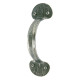 Blacksmith Pewter Patina Bean Pull Handle