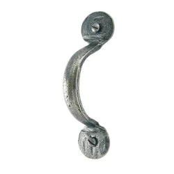 Blacksmith Pewter Patina Bean Pull Handle