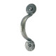 Blacksmith Pewter Patina Bean Pull Handle