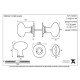 Blacksmith Pewter Patina Oval Knob Set