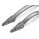 Gothic Nautilus Edged Iron Pull Handle