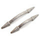 Nickel Gothic Nautilus Pull Handle