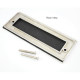 Internal Nickel Letter Plate