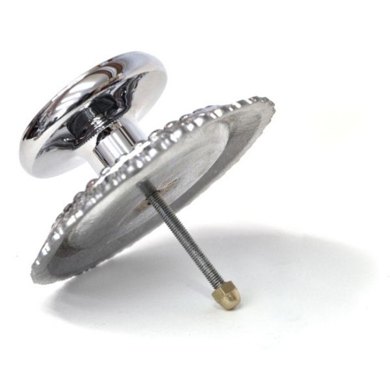 Chrome Rose Centre Door Knob