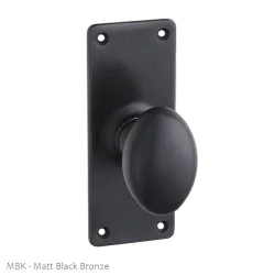 Oval Door Knob on a School Board