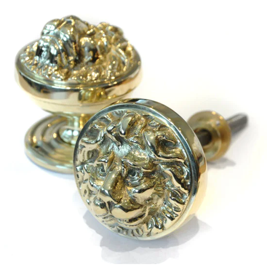 Lions Head Door Knob