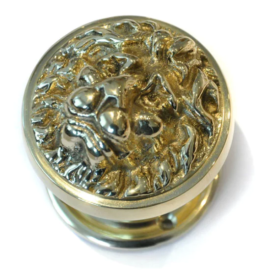 Lions Head Door Knob