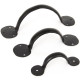 Traditional Blacksmith Bean Pull Handle