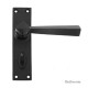 Traditional Blacksmith Straight Lever Door Handle
