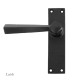 Traditional Blacksmith Straight Lever Door Handle