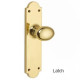 Oval Door Knob on Shaped Backplate