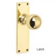 Ball Door Knob on Backplate